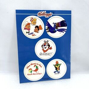 Vintage 1995 Kellogg's Tazo Pogs Lot of 5 Tony Tiger Dig Em Smacks Corn Pops